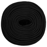 Vidaxx arbejdstov 6 mm 250 m polyester sort