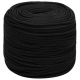 Vidaxl Werkouw 10 mm 25 m polyester sort