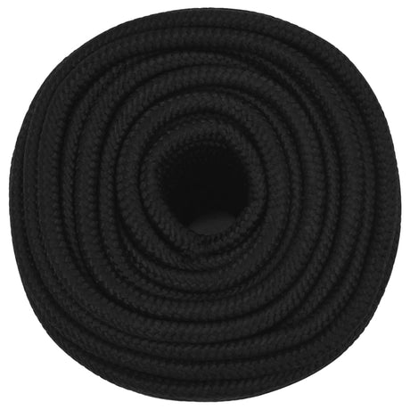 Vidaxx arbejdstov 14 mm 50 m polyester sort