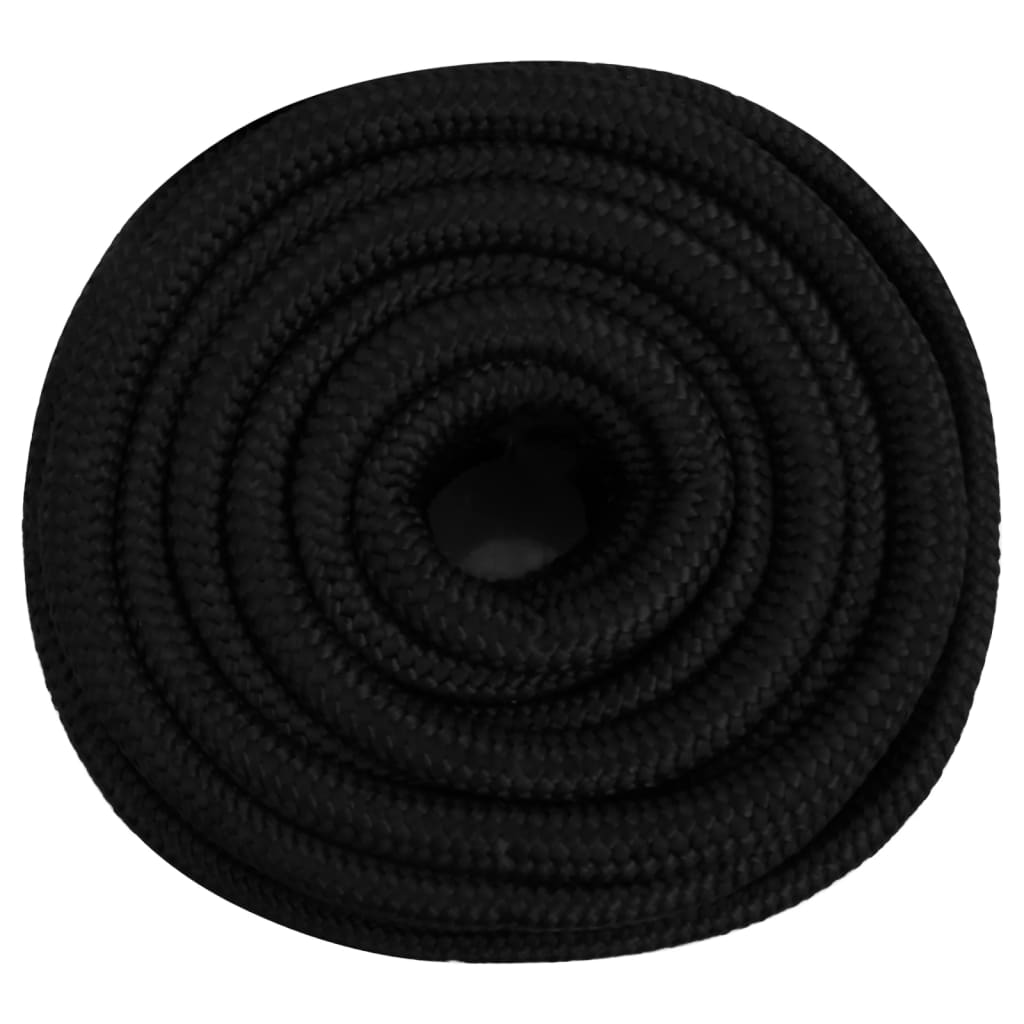 Vidaxx arbejdstov 20 mm 25 m polyester sort