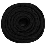 Vidaxx arbejdstov 20 mm 100 m polyester sort