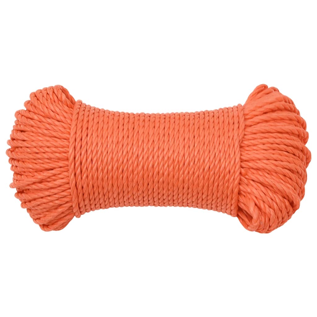 Vidaxl Werkouw 3 mm 50 m polypropen orange