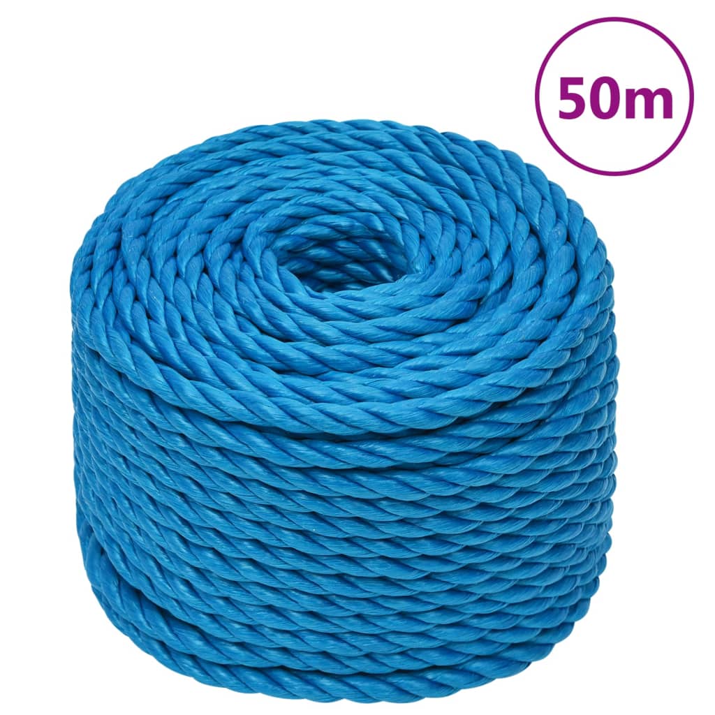 Vidaxx arbejdsreb 20 mm 50 m polypropylen blå