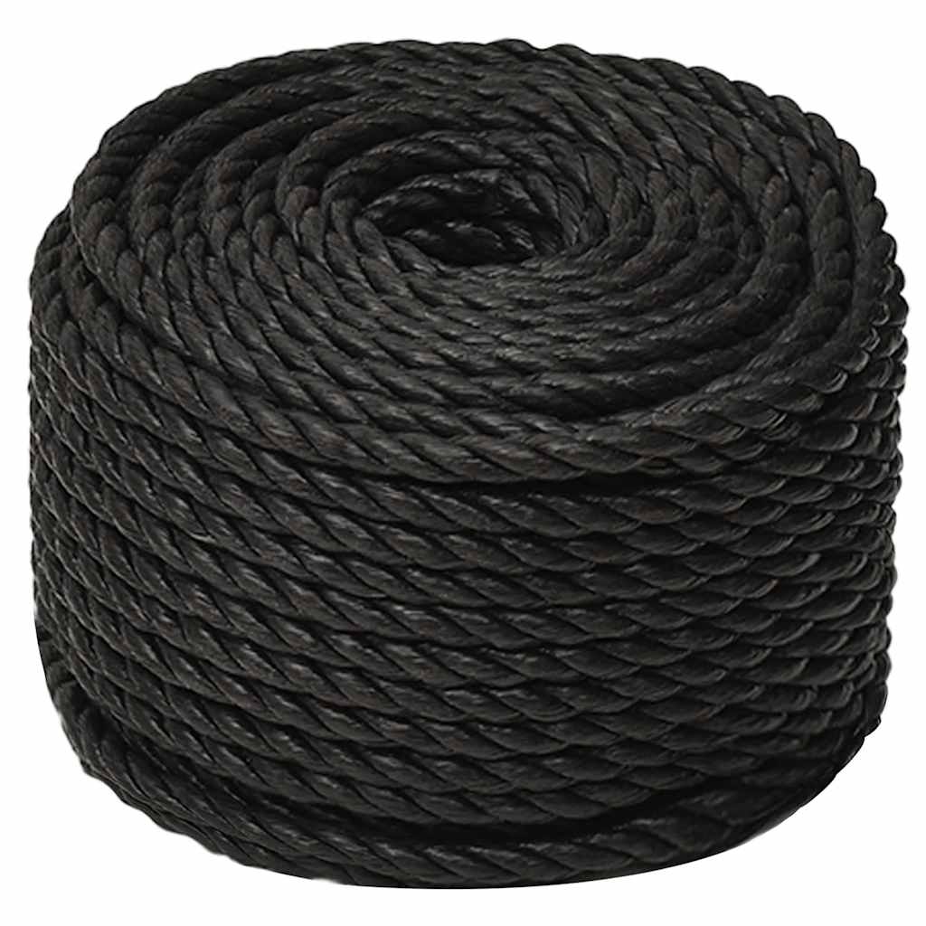 Vidaxx arbejdsreb 10 mm 50 m polypropylen sort