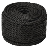 Vidaxx arbejdsreb 10 mm 100 m polypropylen sort