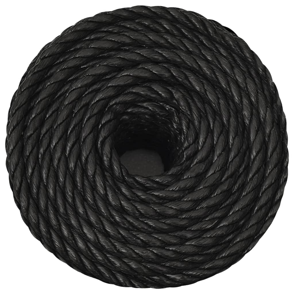Vidaxx arbejdsreb 12 mm 250 m polypropylen sort