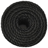 Vidaxx arbejdsreb 12 mm 250 m polypropylen sort
