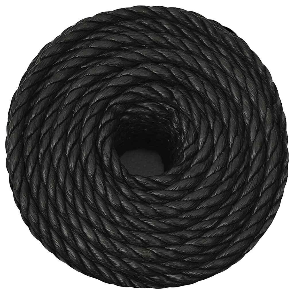 Vidaxx arbejdsreb 14 mm 25 m polypropylen sort