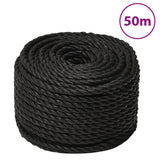 Vidaxx arbejdsreb 14 mm 50 m polypropylen sort