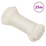 Vidaxx arbejdsreb 3 mm 25 m polypropylen hvid