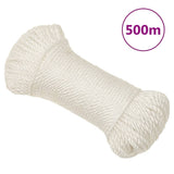 Vidaxl Werkouw 3 mm 500 m polypropenhvid