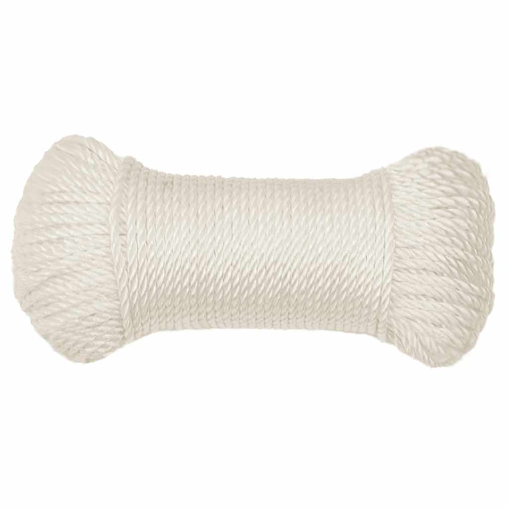 Vidaxl Werkouw 6 mm 100 m polypropenhvid
