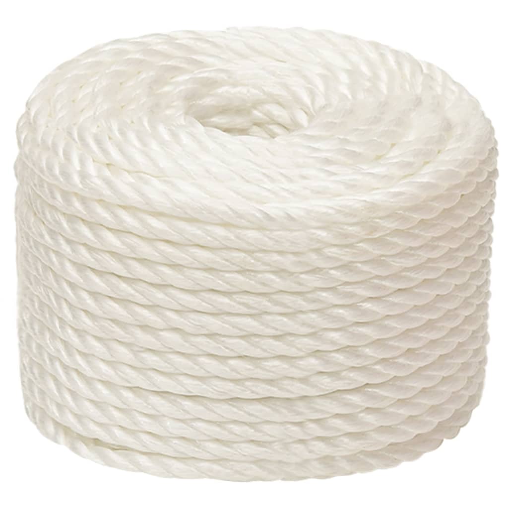 Vidaxx arbejdsreb 10 mm 100 m polypropylen hvid