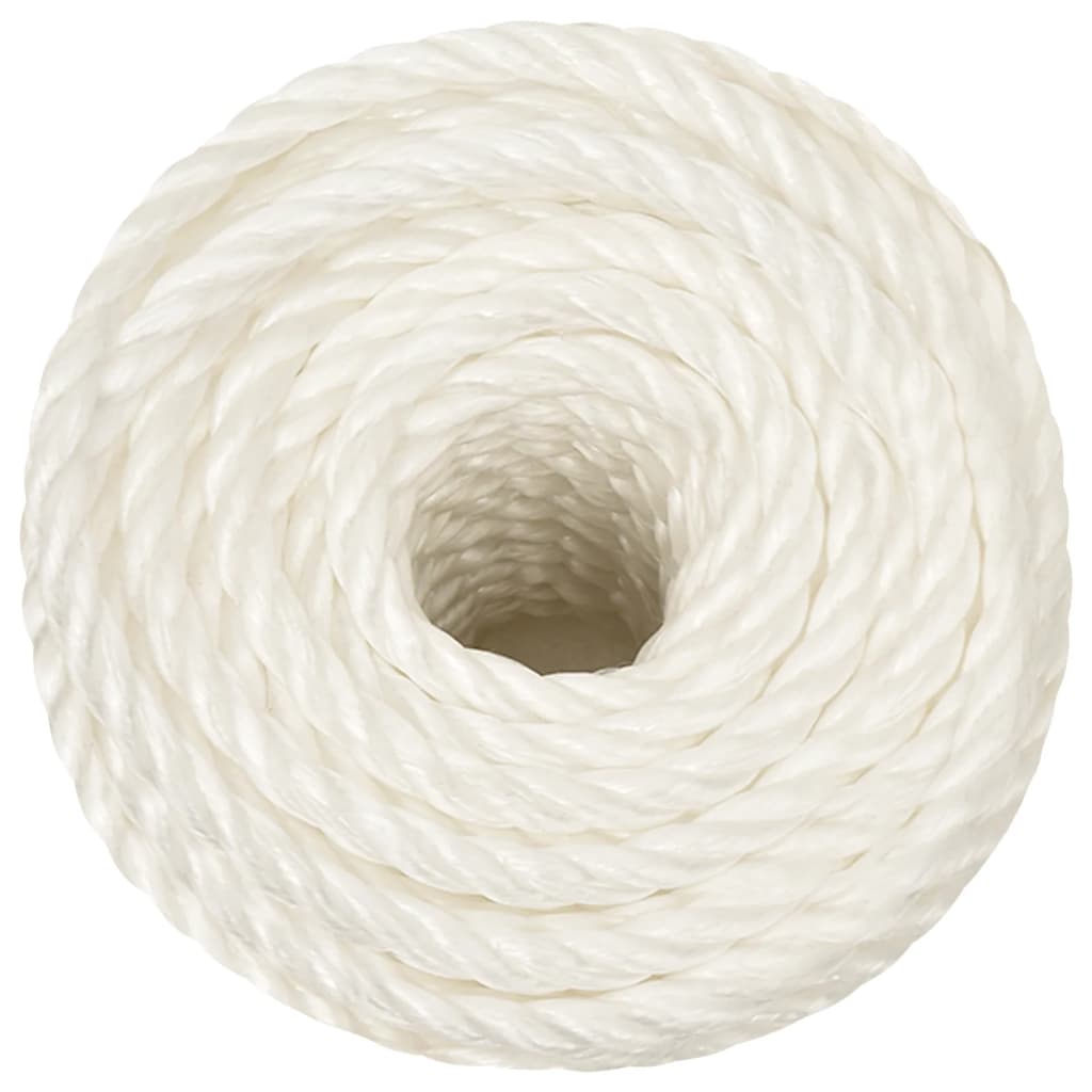 Vidaxx arbejdsreb 14 mm 25 m polypropylen hvid
