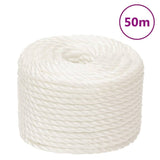 Vidaxx arbejdsreb 14 mm 50 m polypropylen hvid