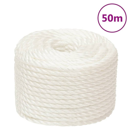 Vidaxx arbejdsreb 24 mm 50 m polypropylen hvid