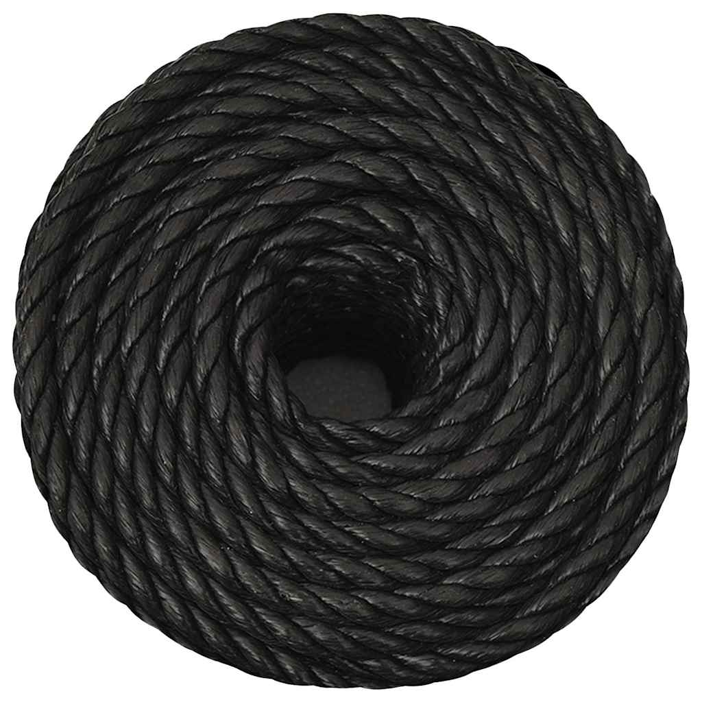 Vidaxx arbejdsreb 20 mm 25 m polypropylen sort