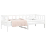 Vidaxl slaapbank zonder matras 90x190 cm massief grenenhout wit