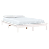 Vidaxl bedframe massief grenenhout wit 120x200 cm