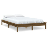 Vidaxl bedframe massief grenenhout honingbruin 120x190 cm