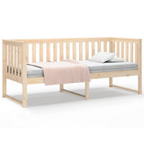 Vidaxl slaapbank zonder matras 75x190 cm massief grenenhout