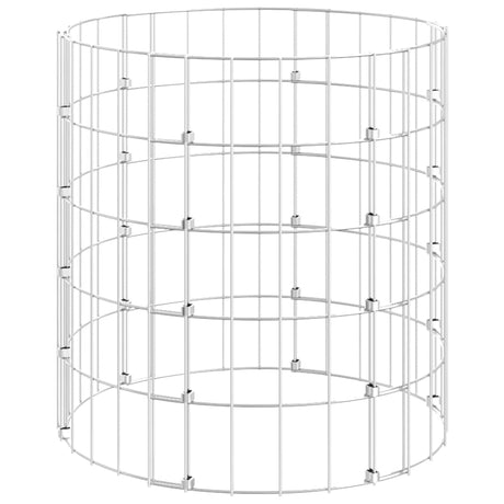 Vidaxx kompostbeholder ø50x50 cm galvaniseret stål