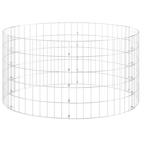 Vidaxl compostbak ø100x50 cm gegalvaniseerd staal