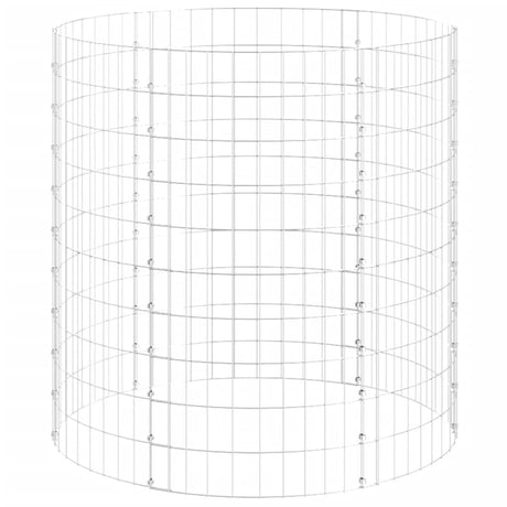Vidaxx kompostbeholder ø100x100 cm galvaniseret stål