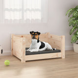 Vidaxxl hundeseng 55,5x45,5x28 cm massiv fyrretræ