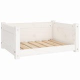 Vidaxx hundeseng hvid 65,5x50,5x28 cm massiv fyrretræ