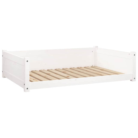 Vidaxl Dog Basket 105.5x75.5x28 cm Solid fyrretræ