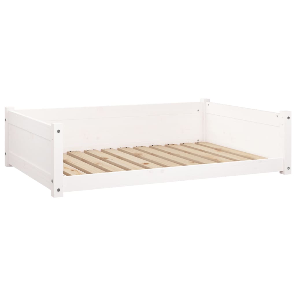 Vidaxl Dog Basket 105.5x75.5x28 cm Solid fyrretræ