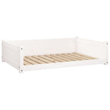 Vidaxl Dog Basket 105.5x75.5x28 cm Solid fyrretræ