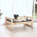 Vidaxl Dog Basket 65.5x50.5x28 cm Solid fyrretræ