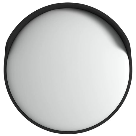 Vidaxl udenfor konveks trafik spejl sort Ø60 cm polycarbonat