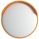 Vidaxl udenfor konveks trafik spejl orange Ø30 cm polycarbonat