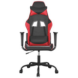 Vidaxl massage gamestoel kunstleer zwart en rood
