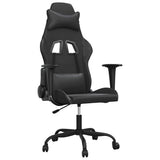 Vidaxl massage gamestoel kunstleer zwart