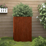Vidaxl Planning Box 52x48x75 cm Cortenstaal