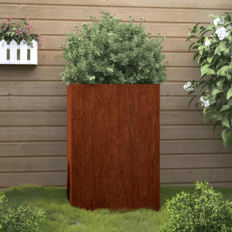 Vidaxl Planning Box 52x48x75 cm Cortenstaal