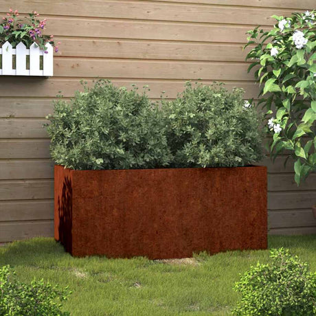 Vidaxl Planning Box 62x40x39 cm Corten Steel