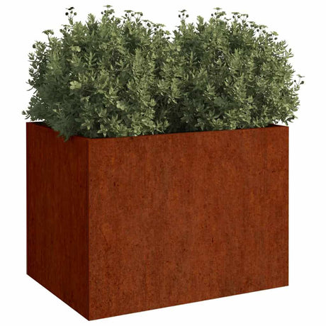 Vidaxl Planning Box 62x47x46 cm Cortenstaal
