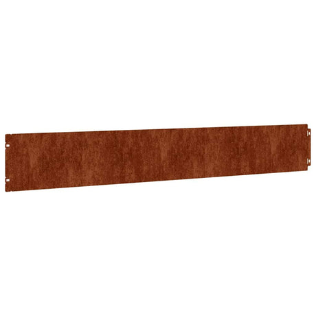 Vidaxl plænekanter 50 stk 15x103 cm fleksibelt cortenstål