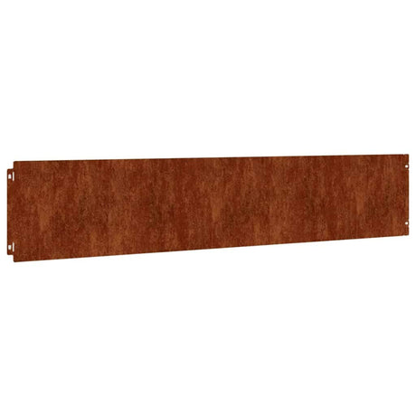 Vidaxl Gazon kanter 10 stykker 20x103 cm fleksibel cortenstaal