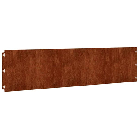 Vidaxl Gazon kanter 10 stykker 25x103 cm fleksibel cortenstaal