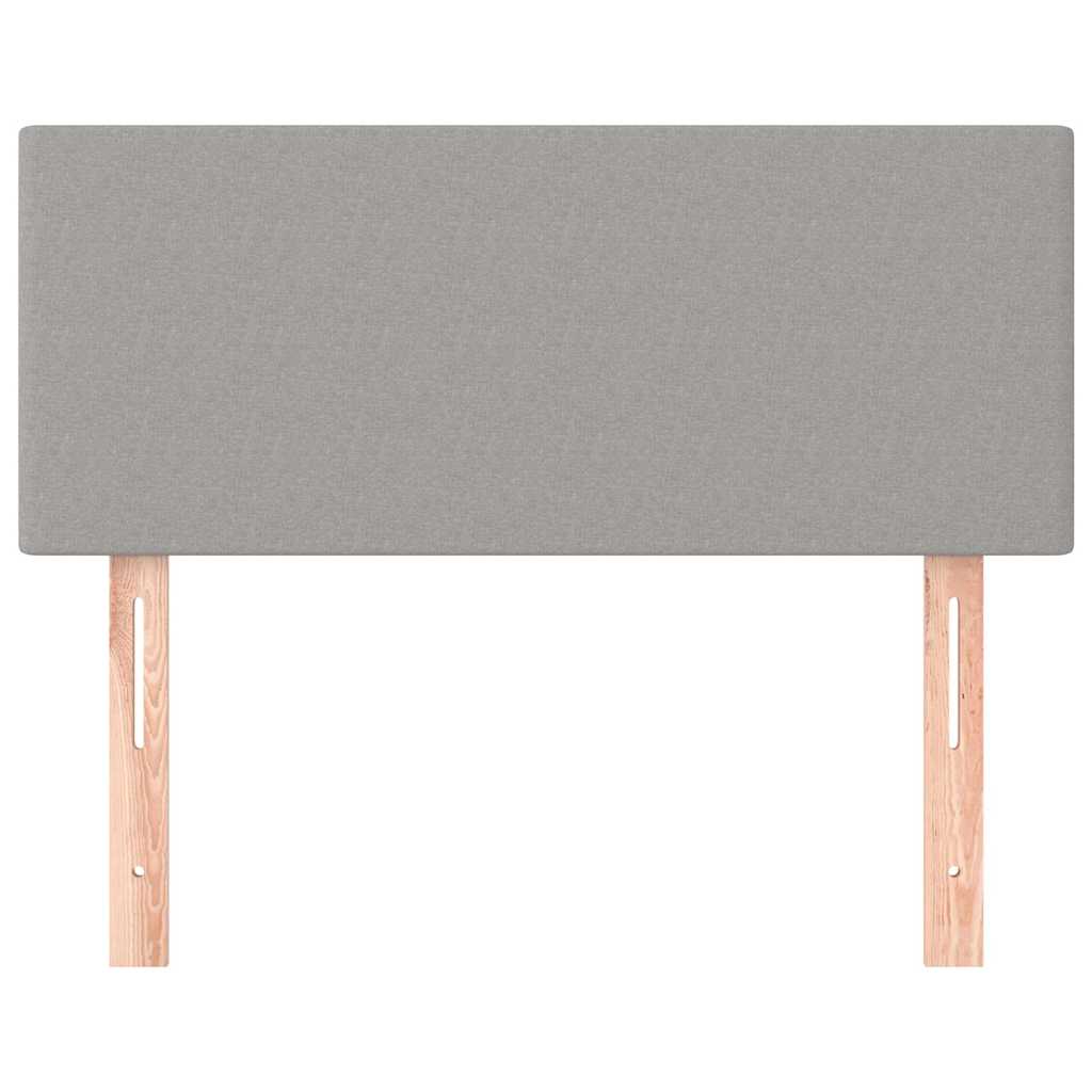 Vidaxl hoofdbord 80x5x78 88 cm stof lichtgrijs