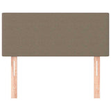 Vidaxl hoofdbord 100x5x78 88 cm stof taupe