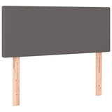 Vidaxl hoofdbord 100x5x78 88 cm kunstleer grijs