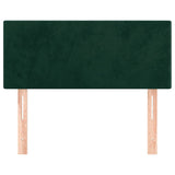 Vidaxl hoofdbord 100x5x78 88 cm fluweel donkergroen