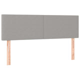 Vidaxl hoofdborden 2 st 72x5x78 88 cm stof lichtgrijs